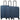 Travelite Air Stripe - 4-Rollen-Trolley Set 3 tlg. (navy)