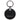 Porsche Design Circle - Schlüsselanhänger 9 cm (black)