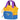 KLICKfix Lori Shopper - Fahrradtasche für Kinder (blau)