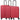 Travelite Air Stripe - 4-Rollen-Trolley Set 3 tlg. (red)