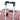 Eminent VERTICA - 4-Rollen-Kabinentrolley 55 cm (grau/rosa) - Bild 6