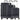 CHECK.IN London 2.0 Trolley-Set 3tlg. (carbon blau)
