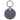 Porsche Design Circle - Schlüsselanhänger 9 cm (anthracite)