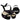 Cabeau The Neck's Evolution S3 - Nackenkissen inkl. Ohrstöpsel 25 cm (black/beige/cairo)