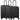 Travelite Air Stripe - 4-Rollen-Trolley Set 3 tlg. (black, Set 3tlg.)