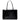 Calvin Klein Foil Logo Glossy Tote - Shopper 49 cm (black)