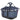 KLICKfix reisenthel Bikebasket GT 21 - Gepäckträgerkorb (UniKlip 2) (twist blue)
