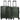 Travelite Millennium - 4-Rollen-Trolley Set 3tlg. erw. (pine green)