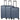 Travelite Dynamiic - 4-Rollen-Trolley Set 3 tlg. L+M erw. (denimblue)