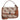 Guess Audrey Logo XBody Flap - Umhängetasche 24.5 cm (latte logo)