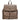 Guess Cresidia II SML - Rucksack (dark taupe logo)