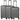 Travelite Dynamiic - 4-Rollen-Trolley Set 3 tlg. L+M erw. (anthrazit)