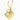Seidenfelt Crocket Heart Charm - Anhänger (butter-yellow)