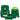 Step by Step Basis - Schulranzen Set 4tlg. (Green Grafics)