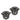 Vaude Zubehör - Ersatzrollen 2er Set (black, Turin,Sapporo II, Rotuma, Tuvana, CityTravel)