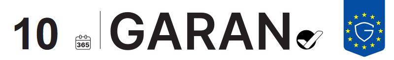 EU GARAN label: producer guarantee of durability in years: 10